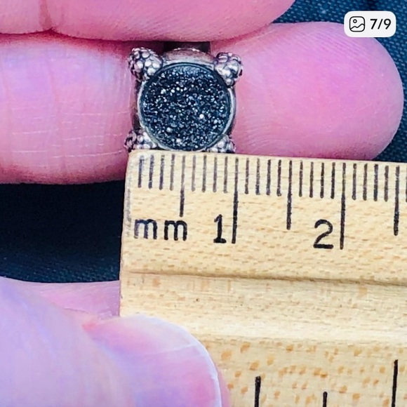 Michael Dawkins Sterling Silver Druzy Ring - Picture 7 of 10